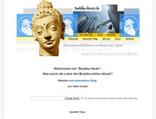 Tablet Screenshot of buddha-heute.de